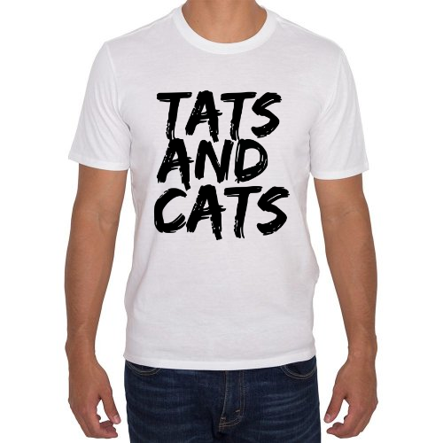 Fotografía del producto TATS AND CATS T-SHIRT - WHITE (37112)