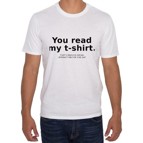 Fotografía del producto You read my shirt (53970)